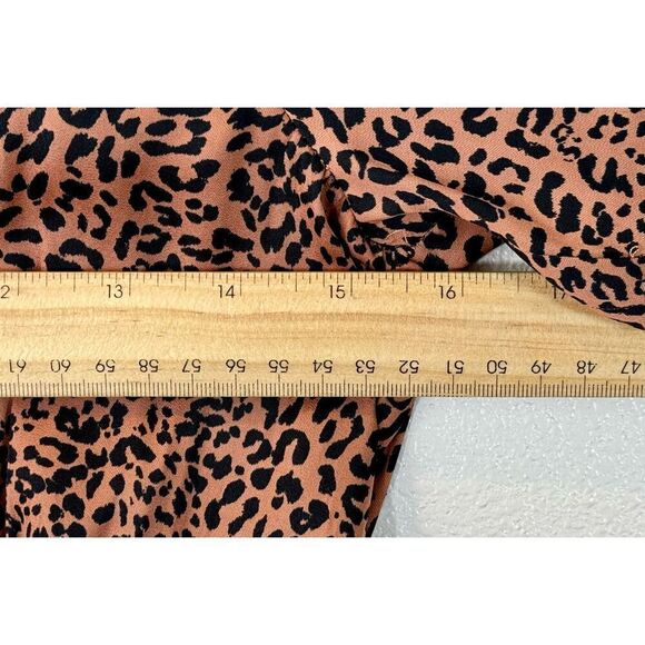Free People Women's Loveless Animal Print Mock Neck Midi Dress Women's 2 - Picture 15 of 15